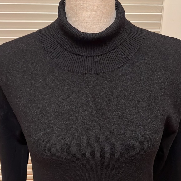 Soft Surroundings Josee Black Sweater Dress in Black - Picture 5 of 17
